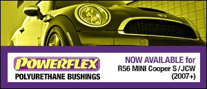Powerflex Polyurethane Bushings - MINI R56 Cooper S/JCW