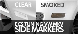 Volkswagen MKV Clear & Smoke Bumper Side Markers