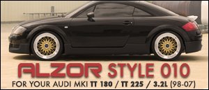 Alzor Wheels Style 010 for AUDI TT MKI 180HP/225HP/3.2L