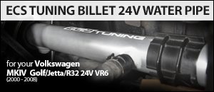 ECS Tuning Billet Water Pipe - Volkswagen MKIV 24V VR6