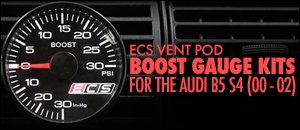 ECS Vent Pod Boost Gauge Kits for AUDI B5 S4
