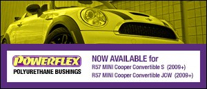 Powerflex Polyurethane Bushings - MINI R57 Cooper S/JCW