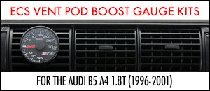 ECS Vent Pod Boost Gauge Kits for AUDI B5 A4