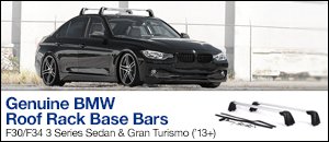 BMW Roof Rack Base Bars - F30/F34 3 Series