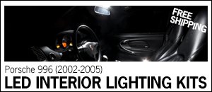 Porsche 996 (02-05) Ziza Interior LED Lighting Kits