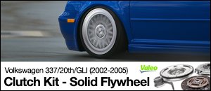 Volkswagen 337/20th & MKIV GLI Clutch Kit from Valeo