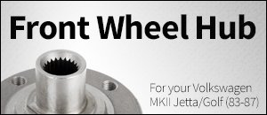 Volkswagen MKII Golf/Jetta Front Wheel Hub