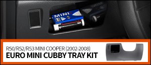 Euro MINI Cubby Tray Kit - R50/R52/R53