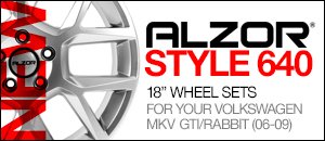 Alzor Style 640 for Your Volkswagen MKV GTI/Rabbit