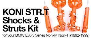 BMW E36 Non-M Non-Ti Koni STR.T Shocks & Struts Kits