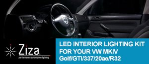 Ziza LED Interior Lighting Kit - Golf/GTI/337/20ae/R32