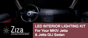 Ziza LED Interior Lighting Kit for MKIV Jetta/GLI