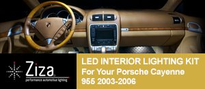 Ziza LED Interior Lighting Kit for Porsche Cayenne 955