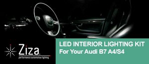Ziza LED Interior Lighting Kit for Audi B7 A4/S4