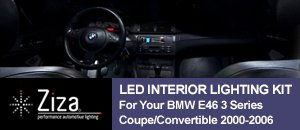 Ziza LED Int Light Kit for BMW E46 3 Series Coupe/Conv
