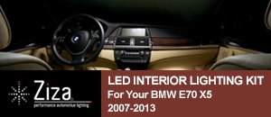 Ziza LED Interior Lighting Kit for BMW E70 X5