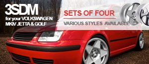 Volkswagen MKIV 3SDM Style 0.05 Wheel Sets
