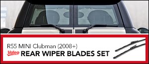 Valeo Rear Wiper Blades - R55 MINI Clubman