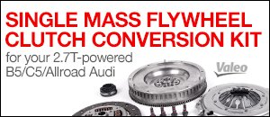 Single-Mass Flywheel Conversion - 2.7T Audis