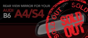 OE Rear View Mirror For Audi B6 A4/S4 - Clearance!