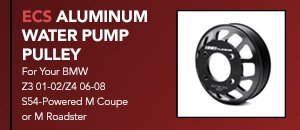 Aluminum Water Pump Pulley for BMW S54 Z3/Z4