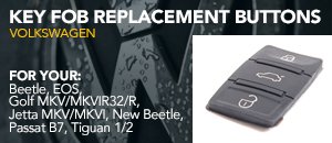 URO Replacement Square Button for Volkswagen