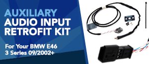 Genuine BMW E46 3 Series Auxiliary Input Retrofit Kit