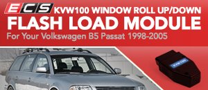 Window Roll Up/Down Flash Load Module for VW B5 Passat