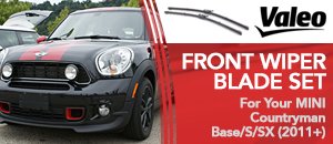 Valeo Front Wiper Blade Set for MINI Gen 2 Countryman
