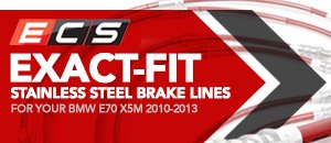 ECS Stainless Steel Brake Lines - BMW E70 X5M