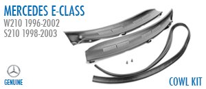 Windshield Cowl Kit-Mercedes E Class W210/S210 96-02