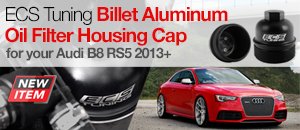 Billet Aluminum Oil Filter Housing Cap - Audi B8 RS5