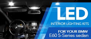 Ziza LED Interior Lighting Kit for BMW E60 Sedans
