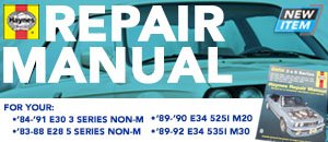 Haynes Repair Manual - BMW E30 E28 E34