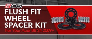 ECS Flush Fit Wheel Spacers - Audi B8 S4 2009+