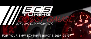 ECS Vent Pod Boost Gauge Kits - BMW E9x N54 335i/xi/is