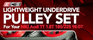 Lightweight Underdrive Pulley Set - MKI Audi TT 1.8T