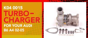K04 0015 Turbocharger for Audi B6 A4 02-05