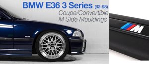 M Side Mouldings - BMW E36 3 Series Coupe/Conv 92-98