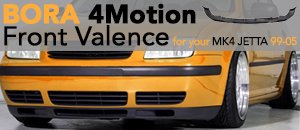 Euro Bora 4Motion Valances for your MkIV Jetta