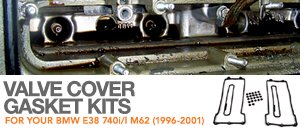 Valve Cover Gasket Kits - BMW E38 740i/l M62 (96-01)