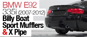 BMW E92 335i Billy Boat Exhaust