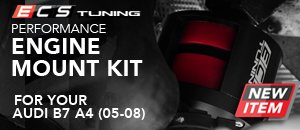 ECS Performance Engine Mount Kit - Audi B7 A4