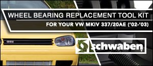 VW MKIV 337/20th Wheel Bearing Replacement Tool Kit