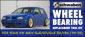 VW MKIV Golf/GTI Wheel Bearing Replacement Tool Kit