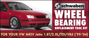 VW MKIV Jetta Wheel Bearing Replacement Tool Kit