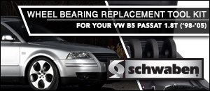 VW B5 Passat 1.8T Wheel Bearing Replacement Tool Kit