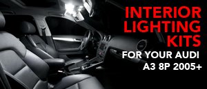 Ziza LED Interior Light Kit for Audi A3 8P 2005+