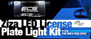VW MKV R32 Ziza License LED Kit