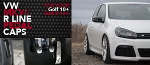 VW MKVI Golf R-Line Pedal Caps